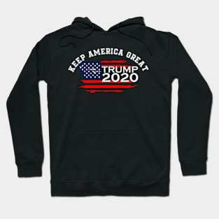 Keep America Trump 2020 Election Usa Flag Donald Hoodie